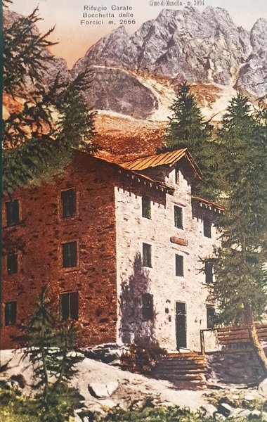 Cartolina - Albergo Alpe Musella - Valmalenco - 1930 ca.