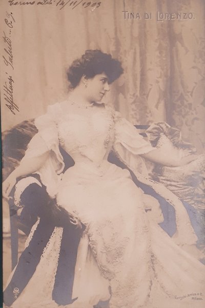 Cartolina - Attrice Tina di Lorenzo - 1903