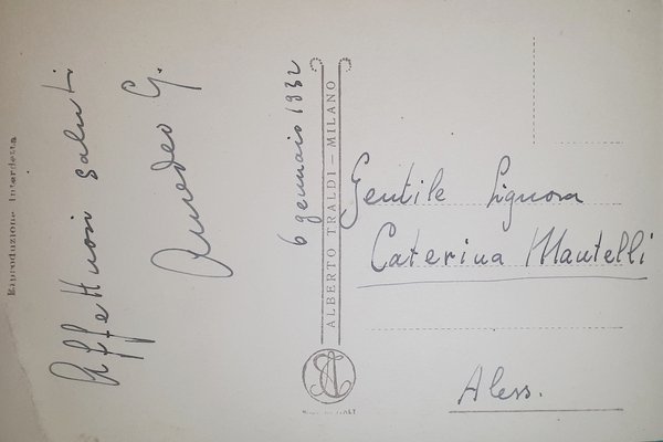 Cartolina - Milano - Veduta dall'Aeroplano - 1932