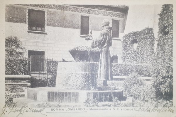 Cartolina - Somma Lombardo - Monumento a S. Francesco - … | Immagine principale