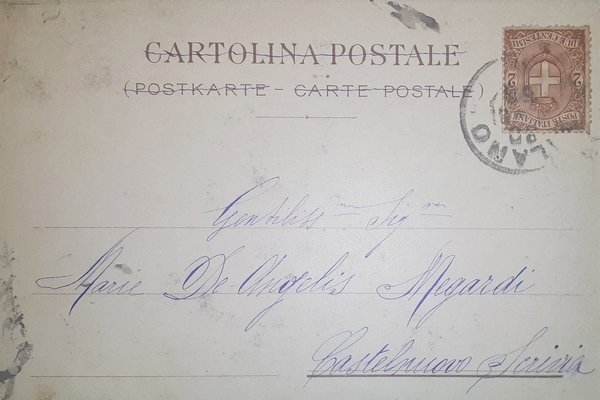 Cartolina - Commemorativa - G. Verdi - 1900 ca.