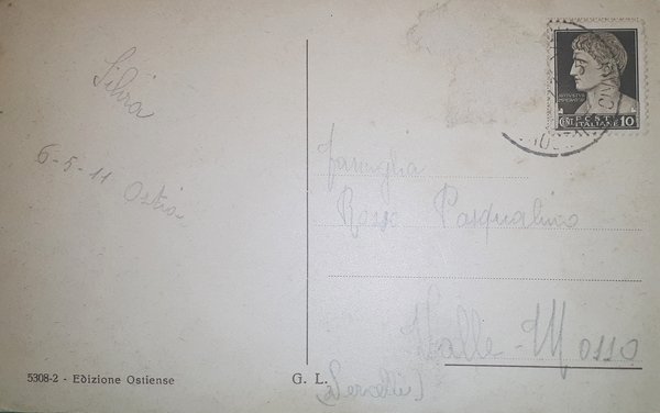 Cartolina - Marina di Ostia - Panorama - 1911