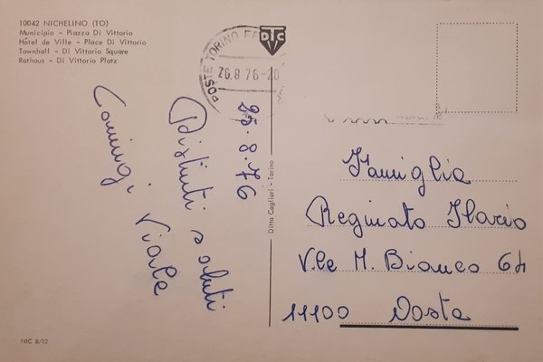 Cartolina - Nichelino ( TO ) - Municipio - Piazza … | Immagine Gallery 2