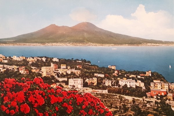 Cartolina - Napoli - Panorama Posillipo e Vesuvio - 1960 …