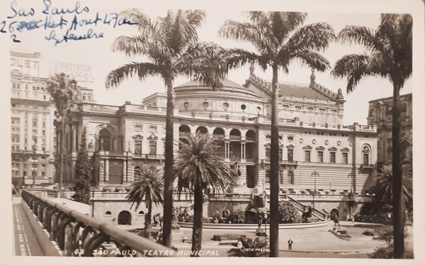 Cartolina - SÃO Paulo ( Brasil ) - Teatro Municipal …