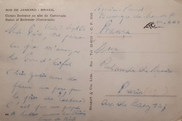 Cartolina - Brasile - Rio De Janeiro - Corcovado - …