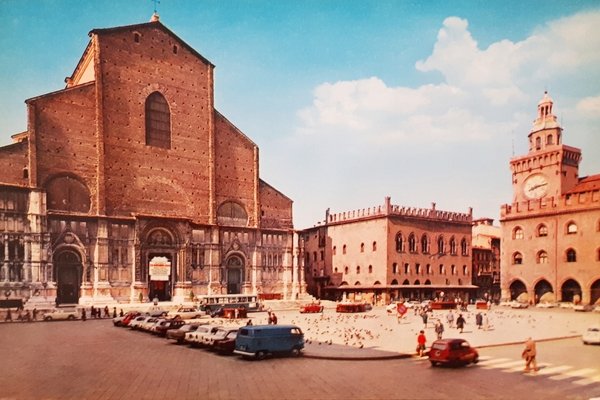 Cartolina - Bologna - Basilica di S. Petronio e Piazza …