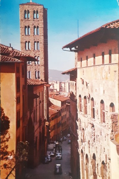 Cartolina - Arezzo - Palazzo Pretorio e via dei Pileati …