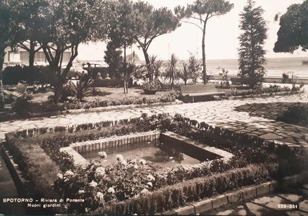 Cartolina - Spotorno - Riviera di Ponente - Nuovi Giardini …