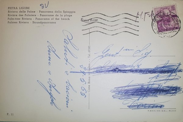 Cartolina - Pietra Ligure - Riviera delle Palme - Panorama …