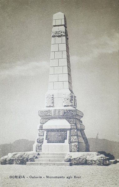 Cartolina - Gorizia - Oslavia - Monumento agli Eroi - …