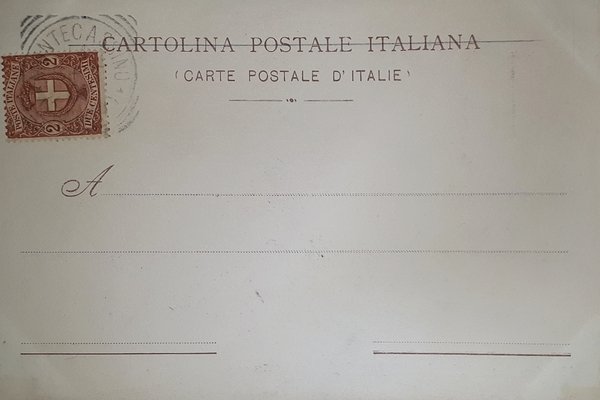 Cartolina - Montecassino - Lavabo del Gran Refettorio - 1904