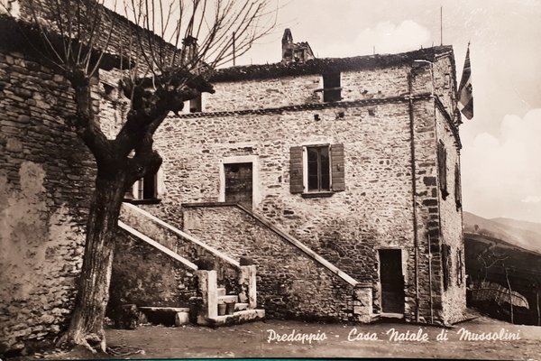 Cartolina - Predappio - Casa Natale di Mussolini - 1963