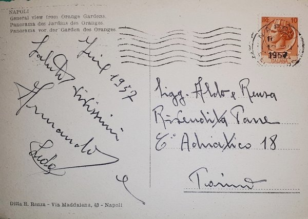 Cartolina - Napoli - Panorama dal Giardino degli Aranci - …