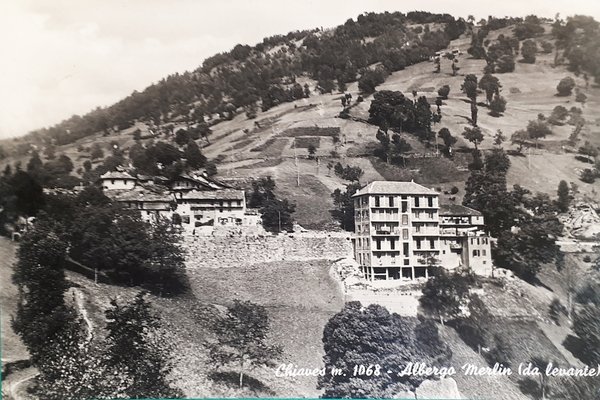 Cartolina - Chiaves - Albergo Merlin ( da Levante ) …