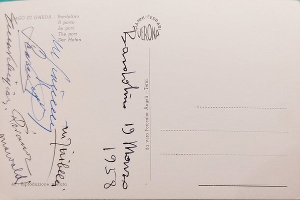 Cartolina - Lago di Garda - Bardolino - Il Porto …