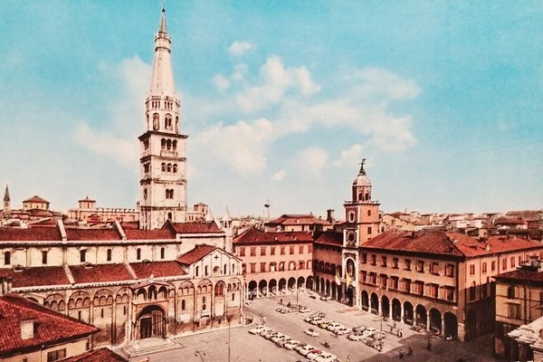 Cartolina - Modena - Piazza Grande - 1969