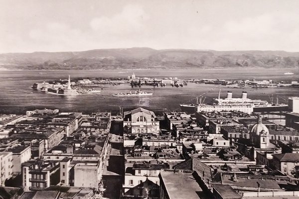 Cartolina - Messina - Il Porto - 1958