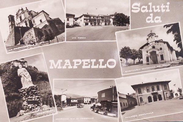 Cartolina - Saluti da Mapello - 1960 ca.