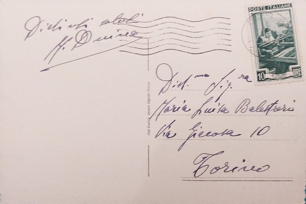 Cartolina - Viareggio - Darsena - 1953