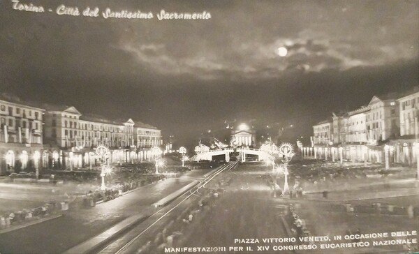 Cartolina - Torino - Città del Santissimo Sacramento - 1955