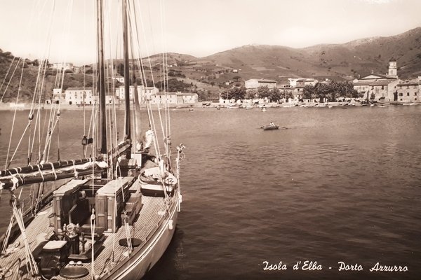 Cartolina - Isola d'Elba - Prto Azzurro - 1960 ca.
