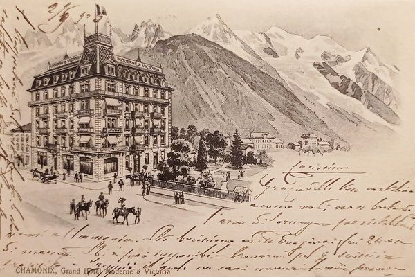 Cartolina - Francia - Chamonix - Grand Hotel Moderne & …