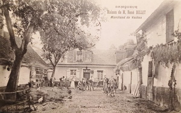Cartolina - Domqueur - Maison de M. Rene Billet - …