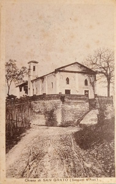 Cartolina - Chiesa di San Grato ( Sessant d'Asti ) …