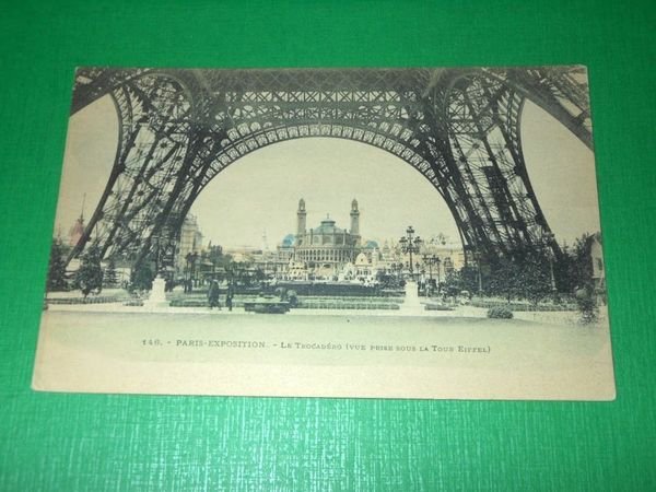 Cartolina Francia - Paris Exposition - Le Trocadéro 1910 ca.