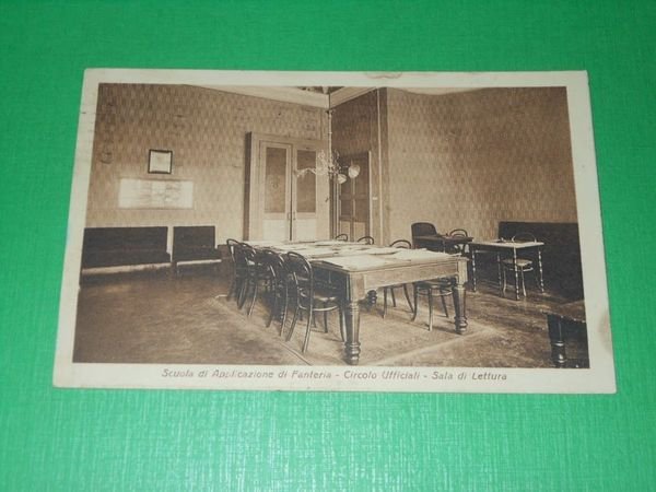 Cartolina Scuola di Applicazione di Fanteria - Circolo Ufficiali 1929.