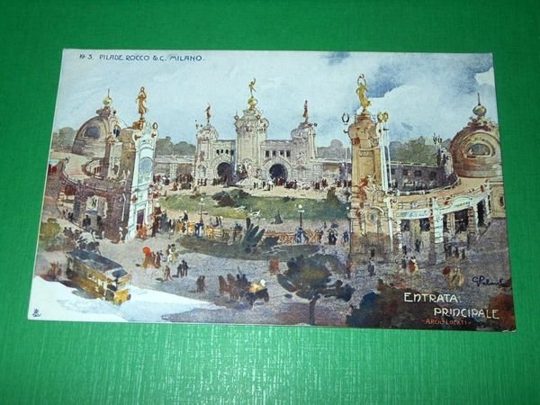 Cartolina Esposizione di Milano 1906 - Entrata principale ( n. …