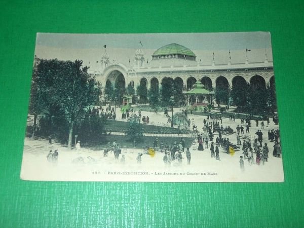 Cartolina Francia - Paris Exposition - Les Jardins du Champ …