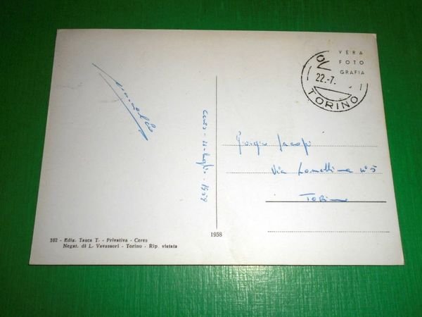 Cartolina Ceres - Antico Campanile 1959.