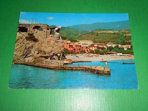 Cartolina Le Cinque Terre - Monterosso - Il gigante 1982.
