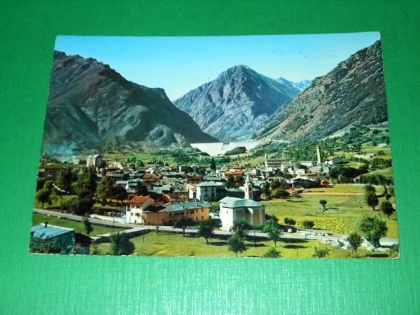 Cartolina Entracque - Diga di Piastra e Rocca Garner 1960 …