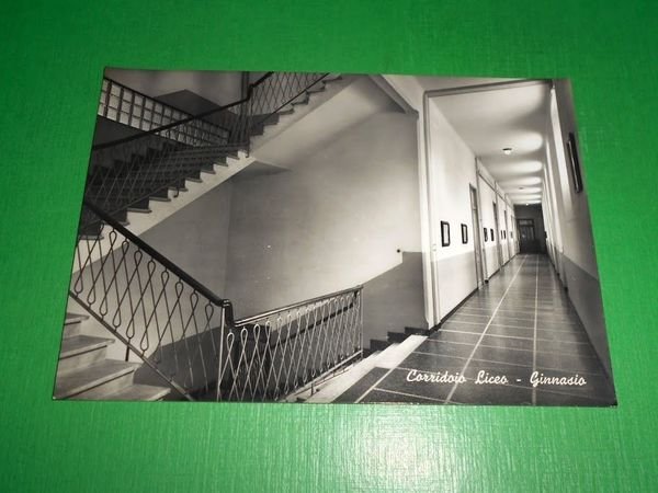Cartolina Genova - Istituto Marcelline - Corridoio Liceo Ginnasio 1960 …