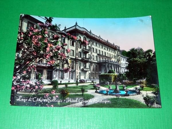 Cartolina Lago di Como - Bellaggio - Hotel Grande Bretagne …