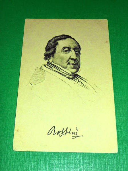 Cartolina Ritratto di Gioachino Antonio Rossini ( 1792 - 1868 …