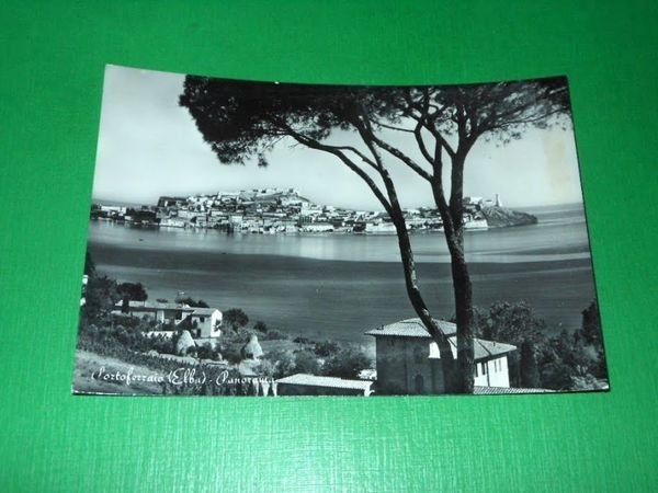 Cartolina Portoferraio ( Elba ) - Panorama 1958.