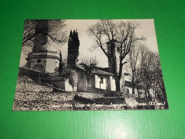 Cartolina Carate Lario ( lago di Como ) - Santuario …