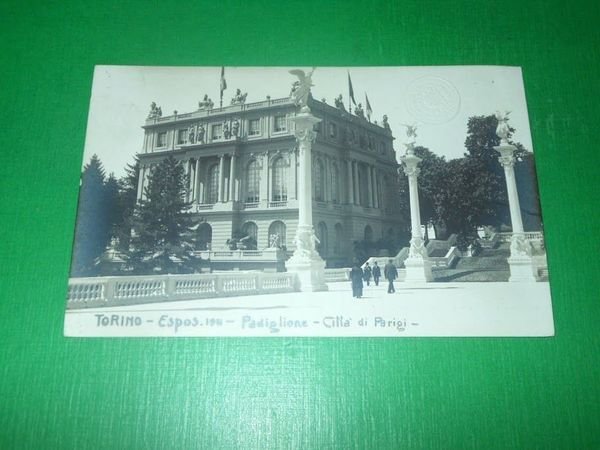Cartolina Torino - Esposizione 1911 - Padiglione Città di Parigi.