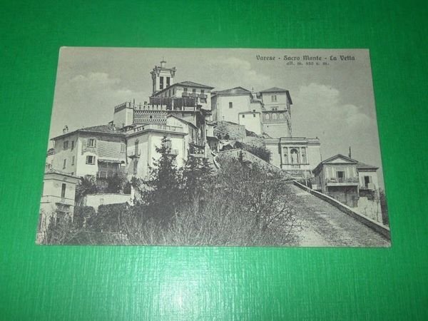 Cartolina Varese - Sacro Monte - La Vetta 1920 ca.