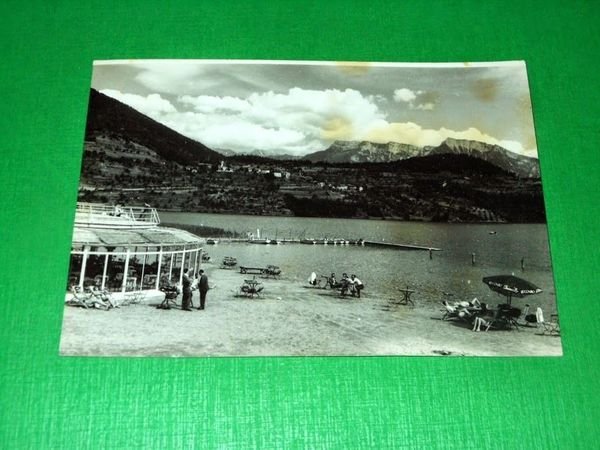 Cartolina San Cristoforo al Lago - Il Lido 1961.