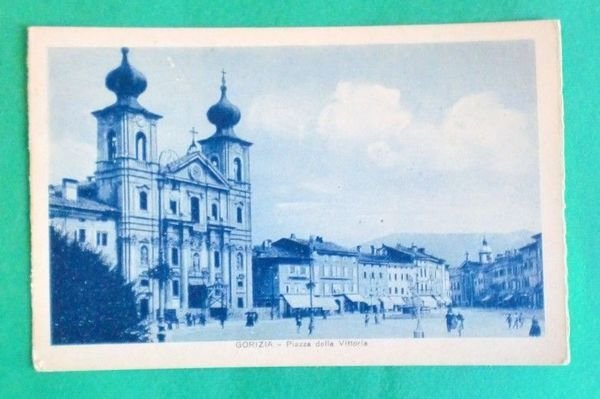 Cartolina Gorizia - Piazza della Vittoria - 1940.