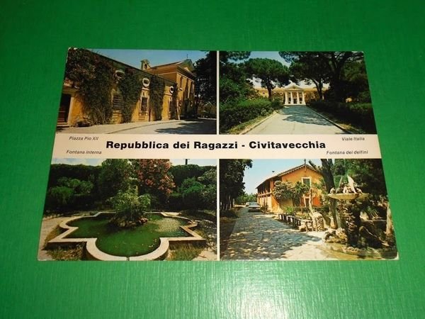 Cartolina Civitavecchia - Repubblica dei Ragazzi - Villaggio industriale 1975 … | Immagine principale