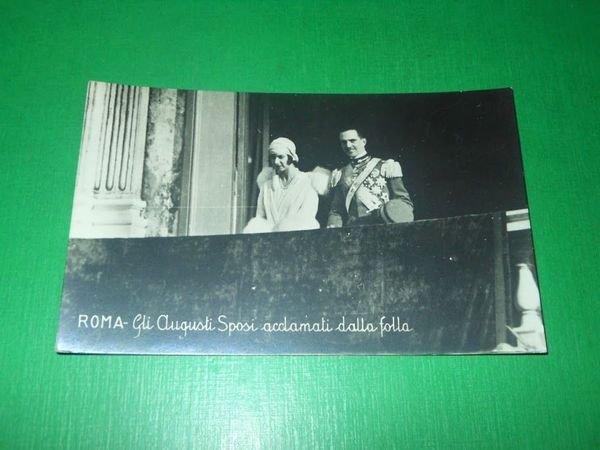 Cartolina Storia Monarchia Roma - Umberto II di Savoia e …