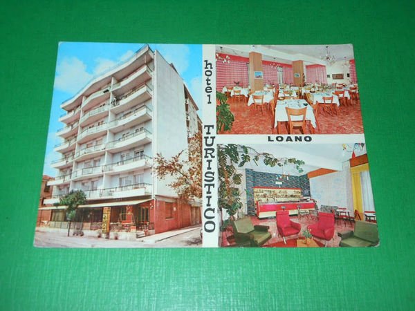 Cartolina Loano - Hotel Turistico ( Via Aurelia ) 1974.
