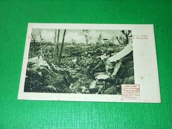 Cartolina Slovenia - Fra le rovine di Novavilla 1920 ca.