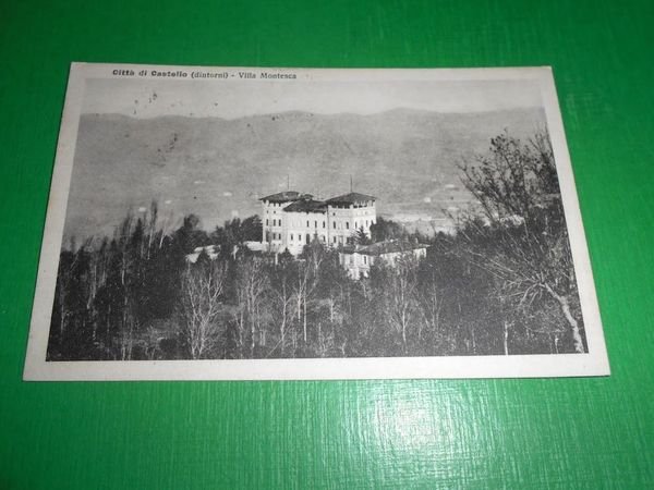 Cartolina Città di Castello ( dintorni ) - Villa Montesca …
